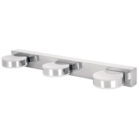 Luminario LED de pared para bano 10W 4000K 3 spots VOLTECK