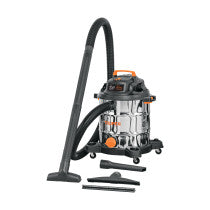 Aspiradora de solidos y liquidosal acero inox TRUPER 12 g