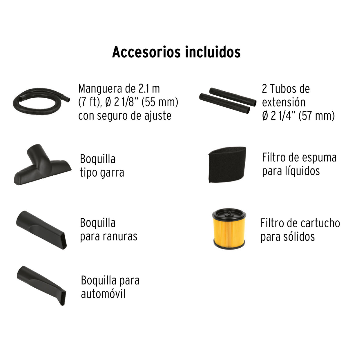 Aspiradora de solidos y liquidosal plastica TRUPER 12 g