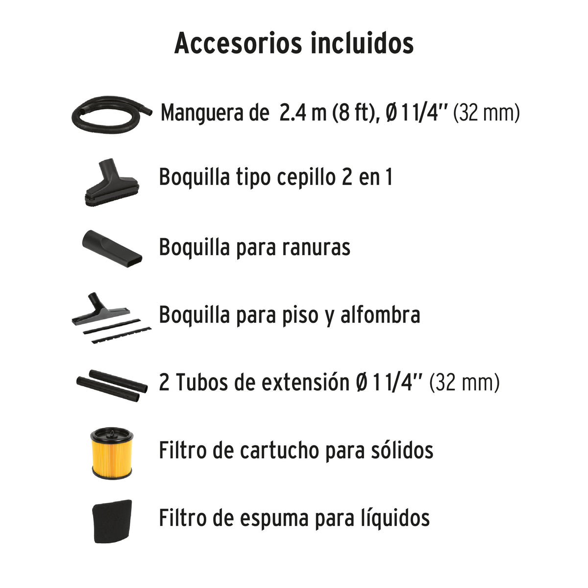 Aspiradora de solidos y liquidosal acero inox TRUPER 5 g