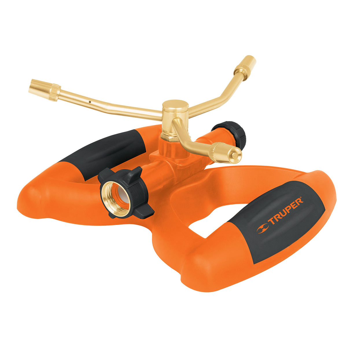 Aspersor metálico de 3 brazos con base plástica, TRUPER