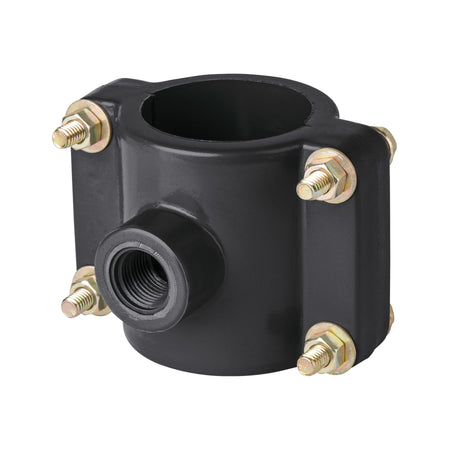 Abrazadera para toma domiciliaria PP 2' x 1/2', FOSET
