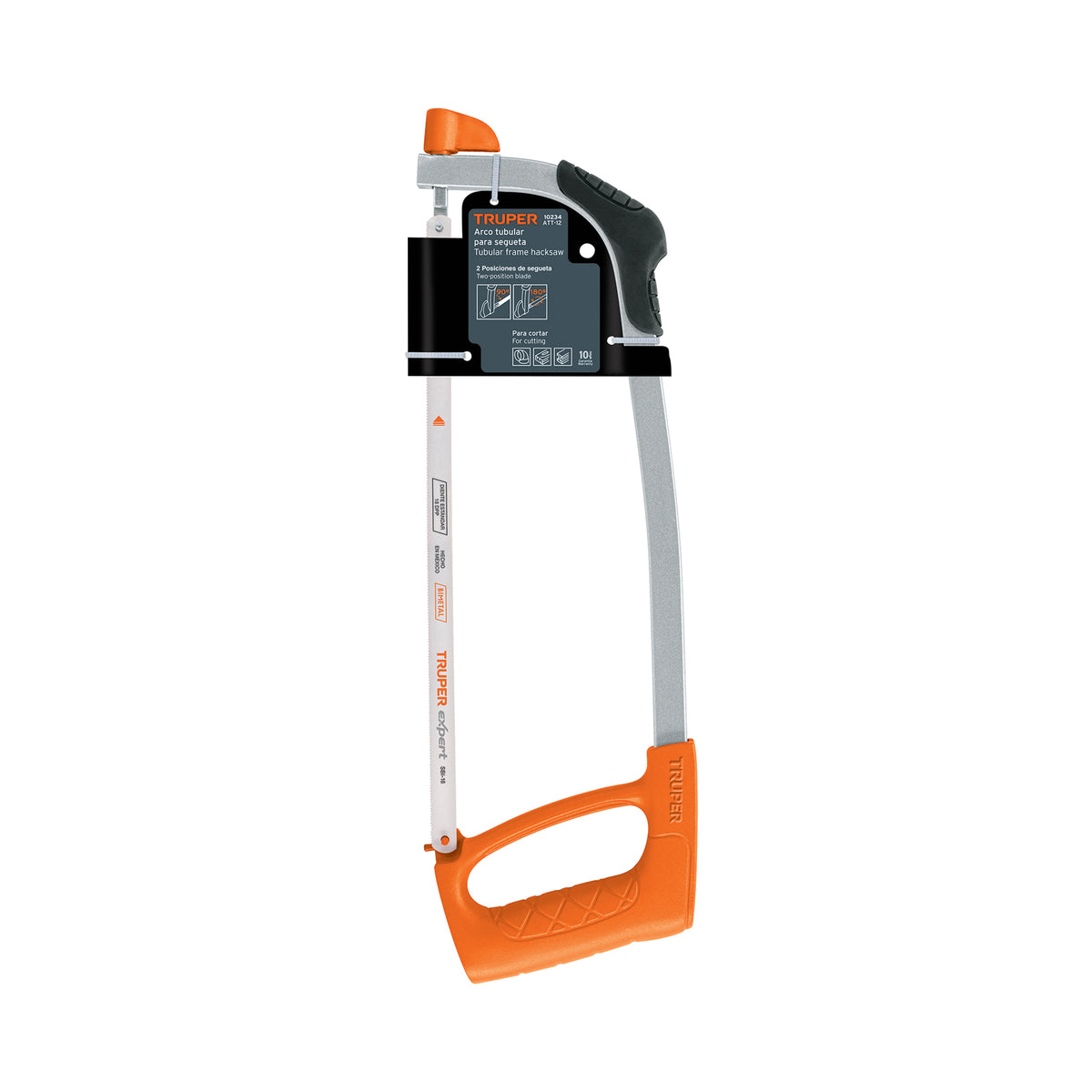 Arco 12" profesional tubular de acero para segueta Truper