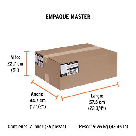 Arco 12" profesional tubular de acero para segueta Truper