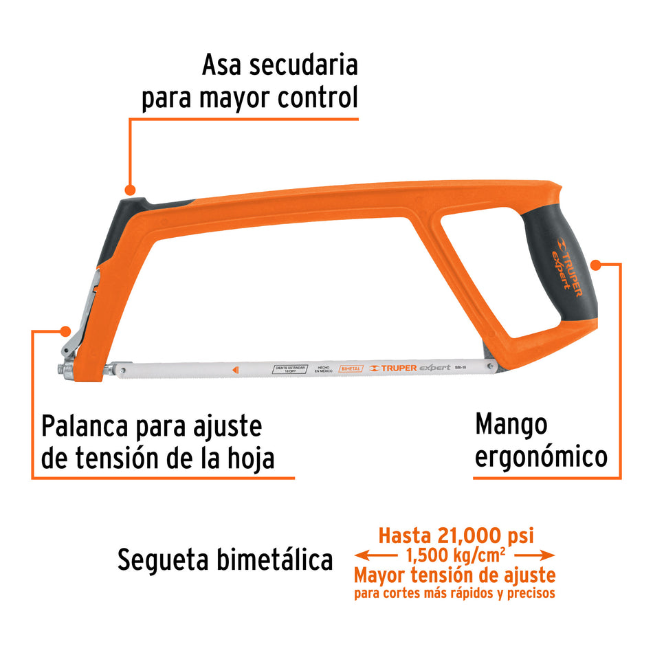 Arco 12' profesional extra pesado de 1 kg, Truper Expert