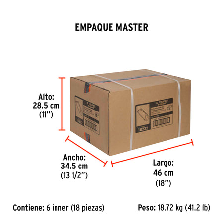 Arco 12' profesional extra pesado de 1 kg, Truper Expert