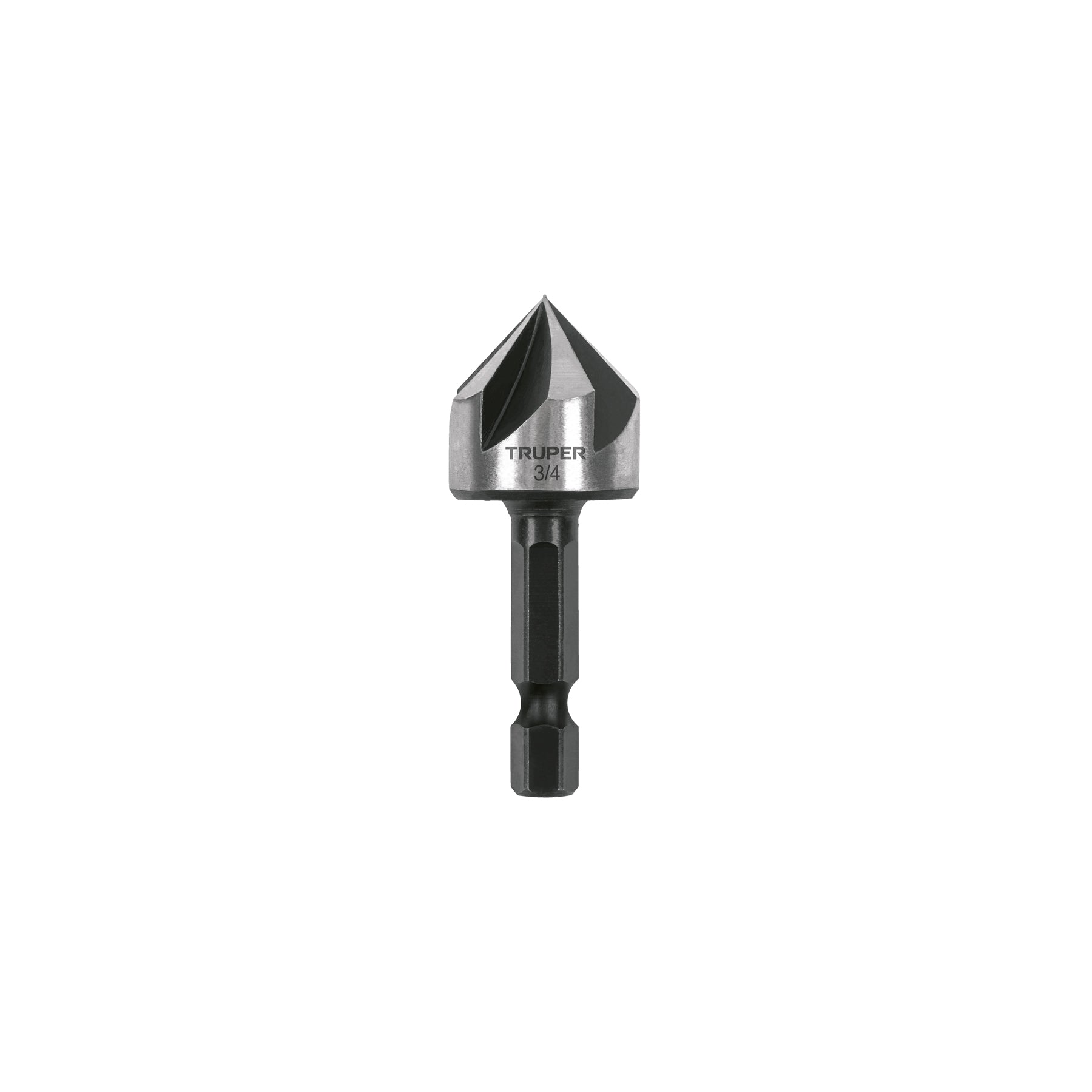 Avellanador HSS cambio rapido Truper 3/4"