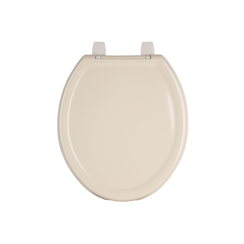 Asiento redondo ligero con tapa para WC hueso FOSET BASIC