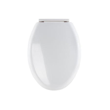 Asiento alargado p/ WC one piece cierre lento blanco AQUA