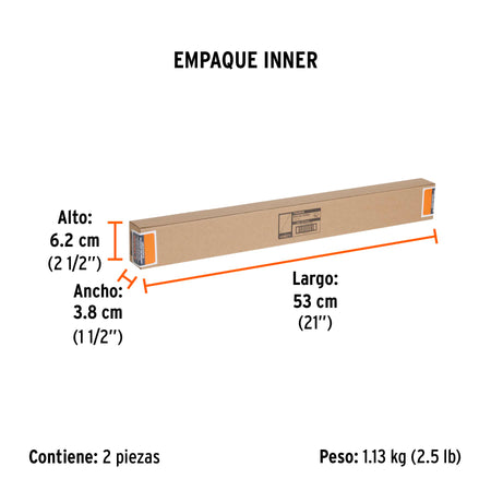 Broca auger tipo berbiquí 13/16' X 18', TRUPER