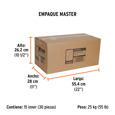 Broca auger tipo berbiquí 1' X 18', TRUPER
