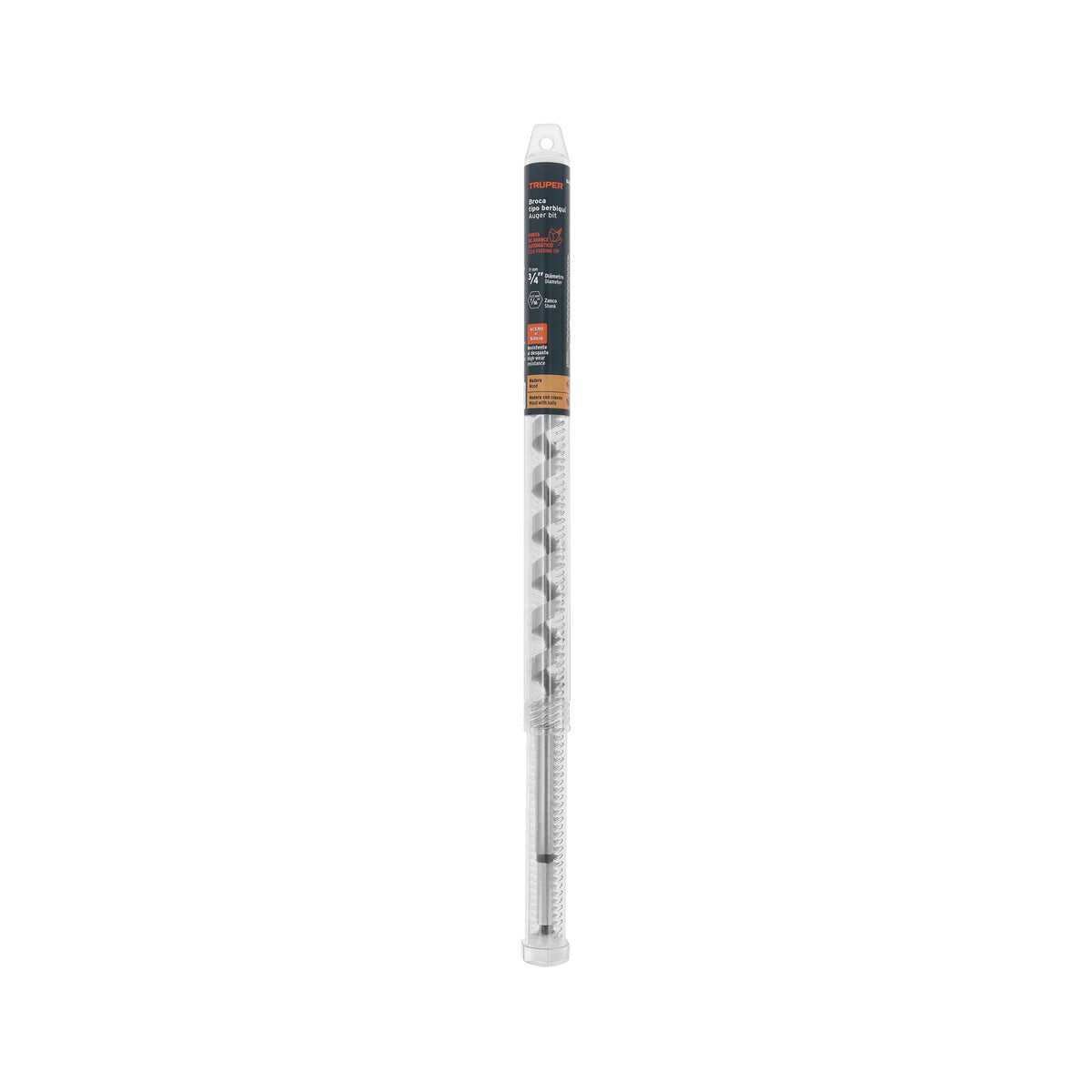 Broca auger tipo berbiquí 3/4' X 18', TRUPER