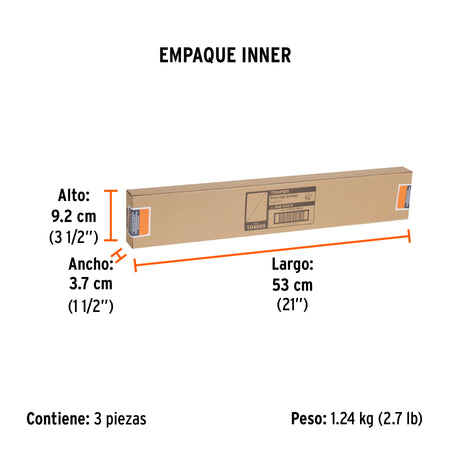 Broca auger tipo berbiquí 5/8' X 18', TRUPER