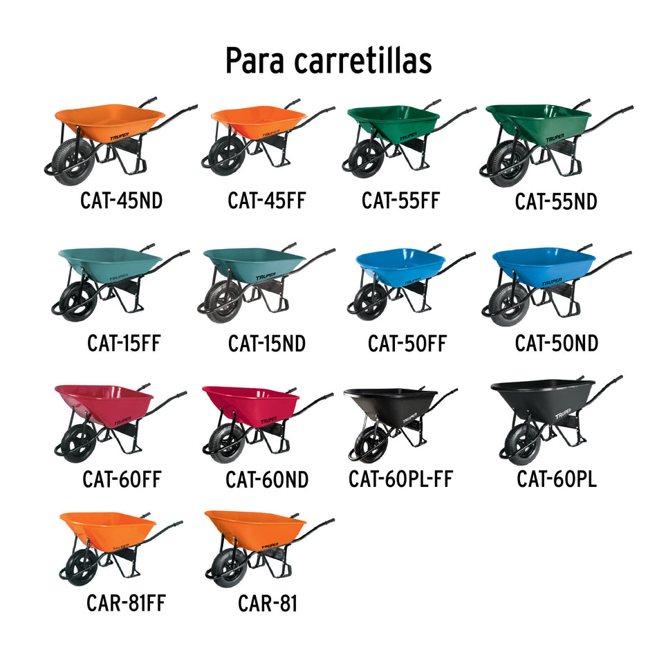 Nariz de bastidor calibre 18 p/ carretillas TRUPER y PRETUL