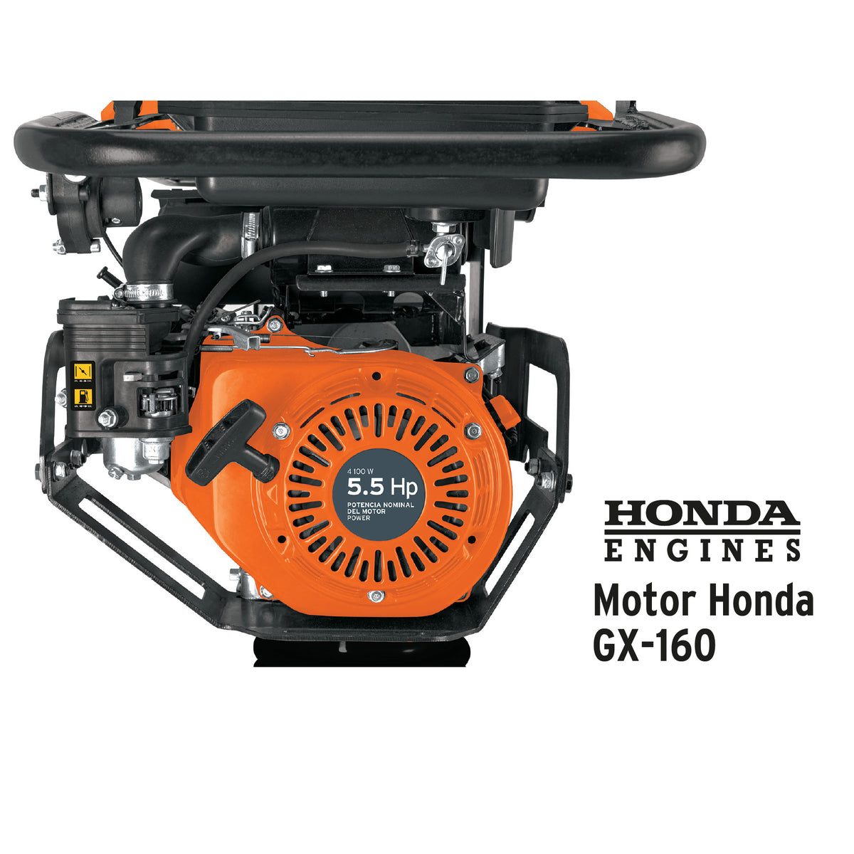 Bailarina compactadora 5.5 HP motor Honda GX160 TRUPER