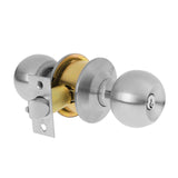 Cerradura tipo esfera cilindrico entrada BASIC cromo