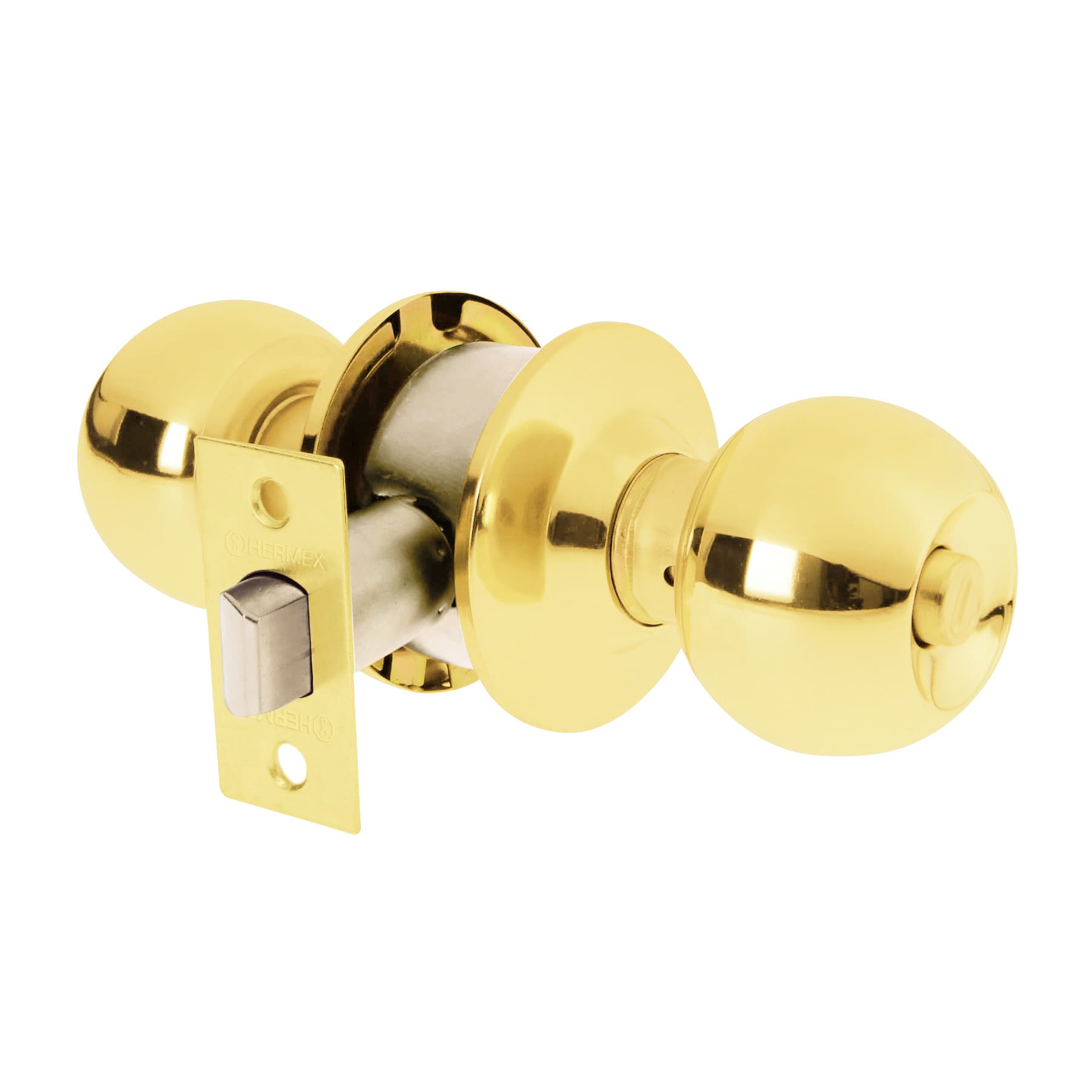 Cerradura esfera cilindrico bano blister BASIC brillante