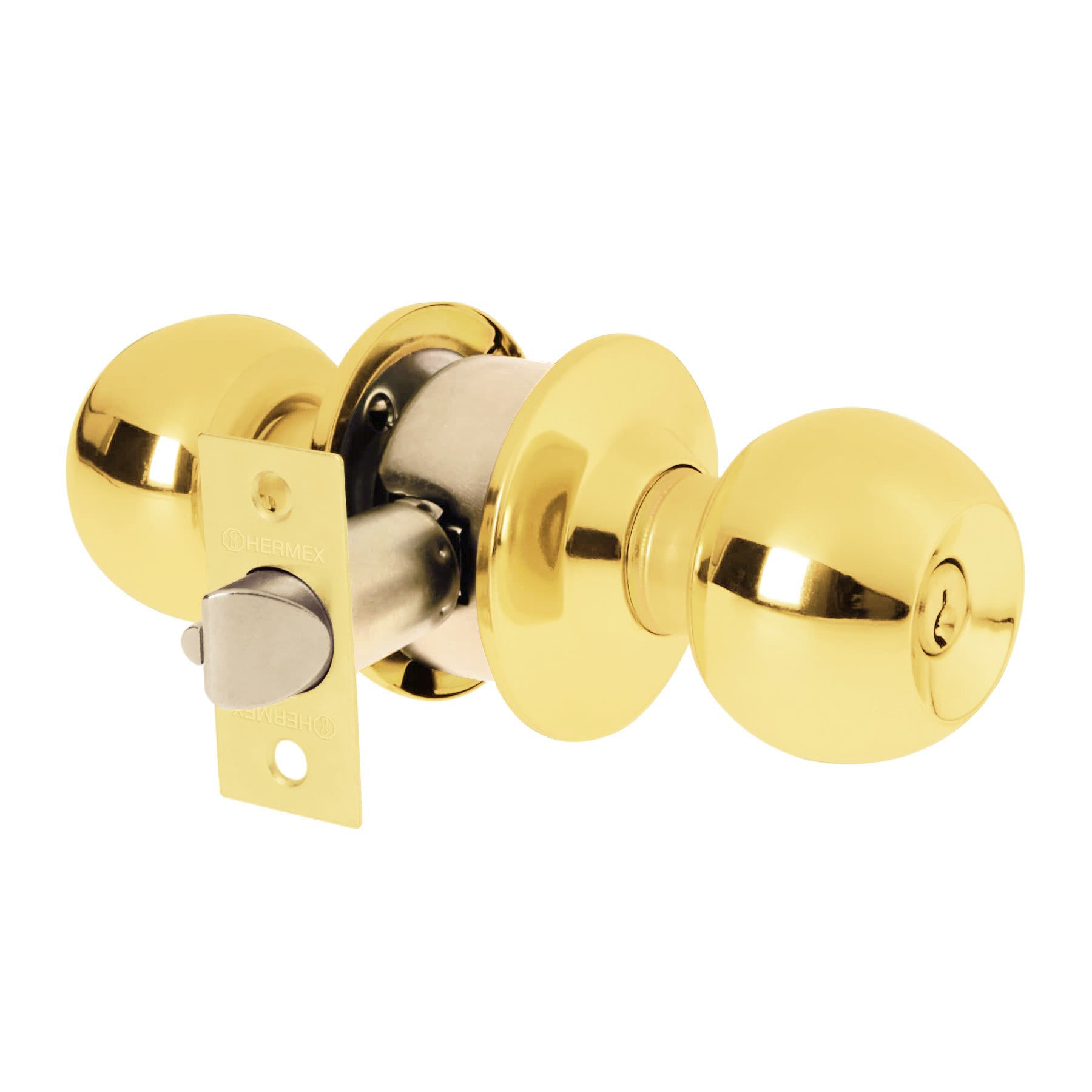 Cerradura tipo esfera cilindrico entrada BASIC brillante