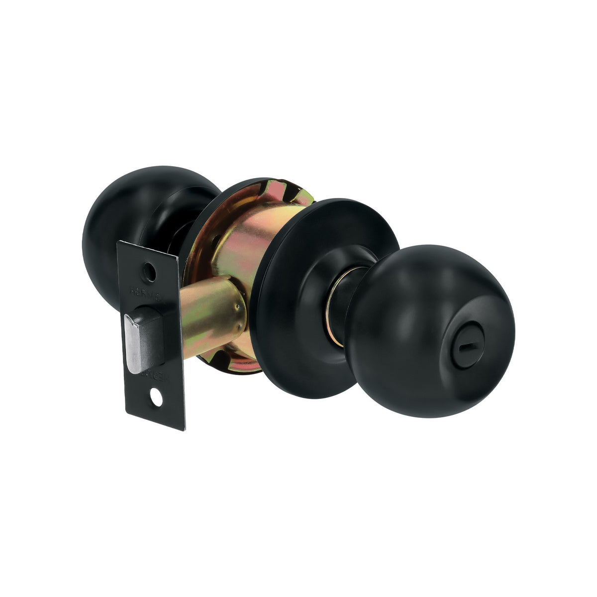 Cerradura esfera cil bano negro blister BASIC