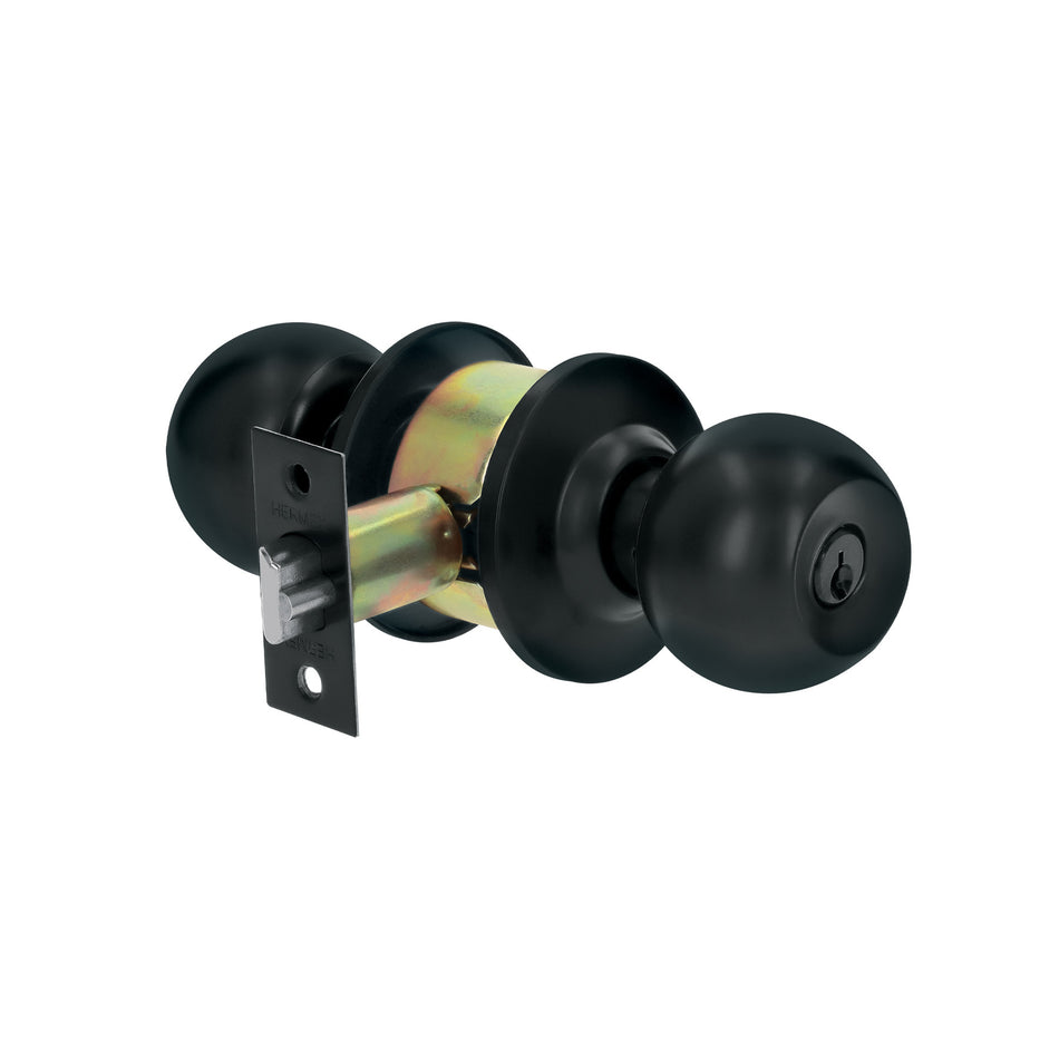 Cerradura tipo esfera cilindrico entrada BASIC negro