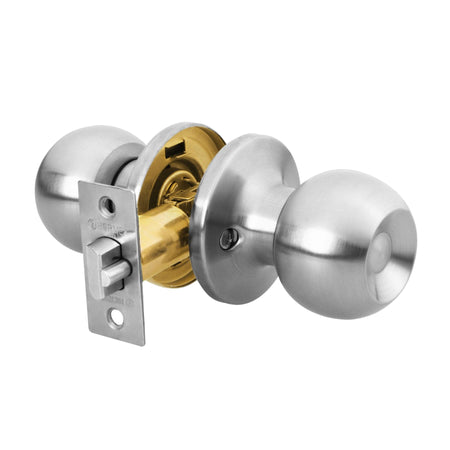 Cerradura esfera tubular entrada blister BASIC cromo