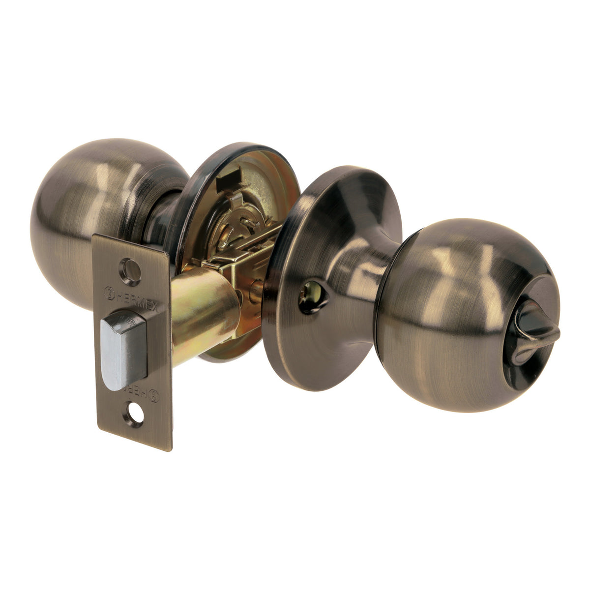 Cerradura esfera tubular bano antiguo blister BASIC