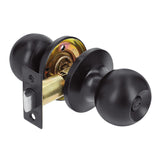 Cerradura esfera tubular bano blister BASIC negro