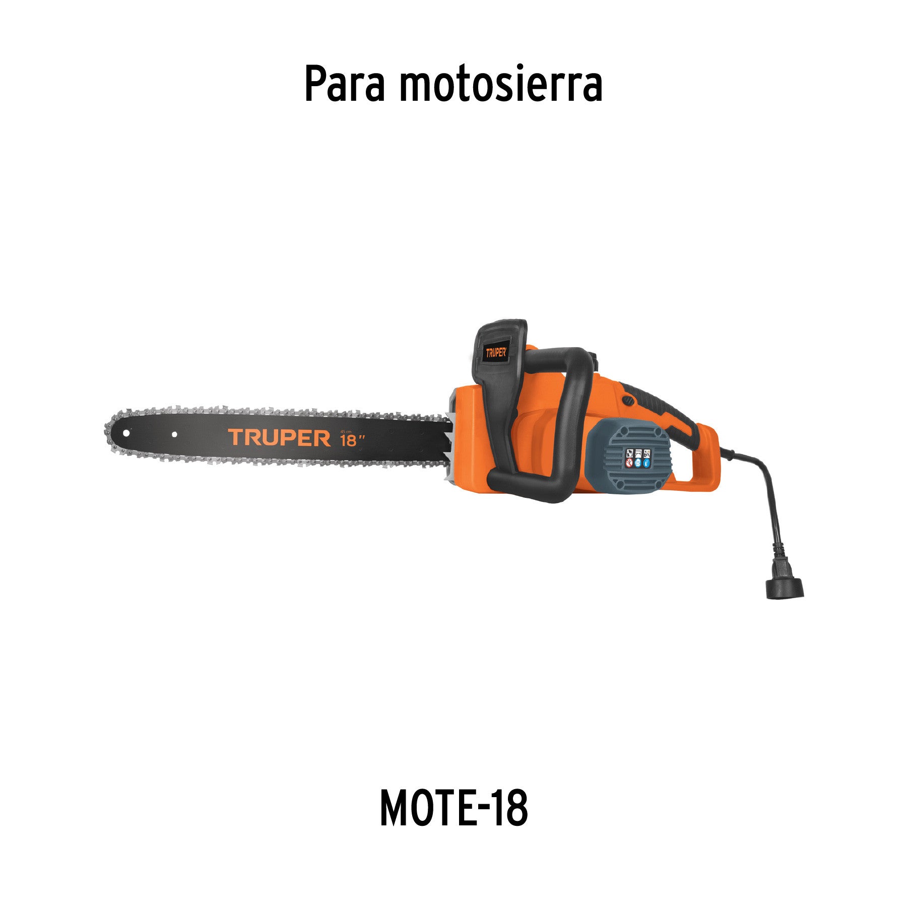 Barra de repuesto 18" p/motosierra electrica TRUPER