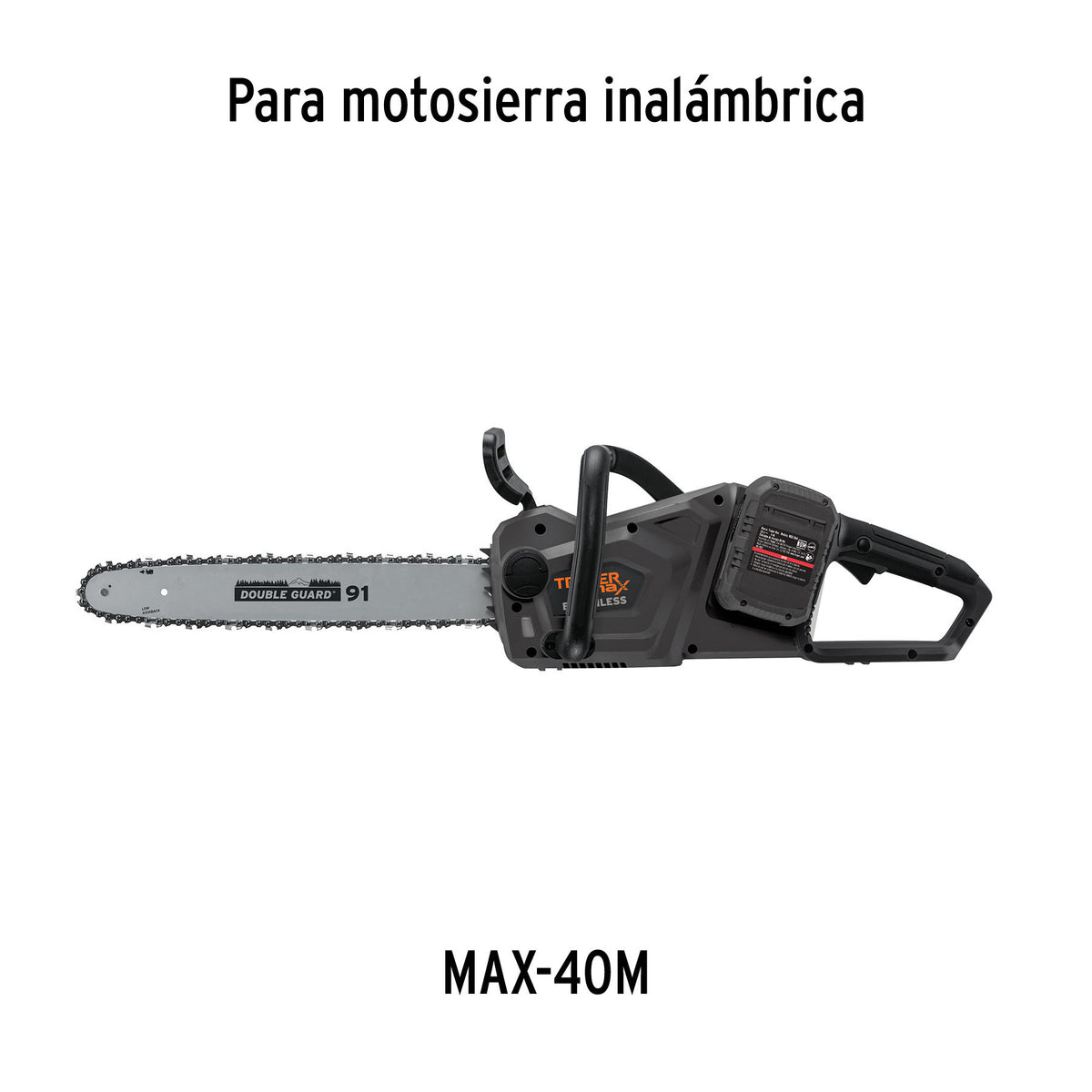 Barra de repuesto 16" p/motosierra MAX-40M TRUPER MAX