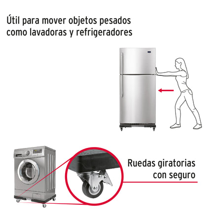 Base universal con ruedas para linea blanca FIERO