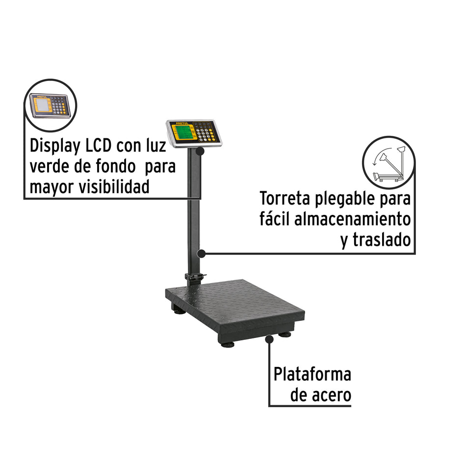 Bascula electronica de plataforma plegable. Pretul 200 kg