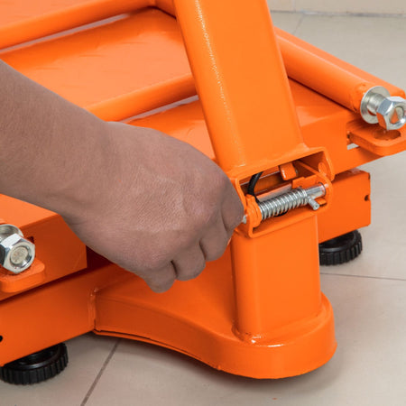 Báscula electrónica de plataforma, plegable,500 kg, TRUPER