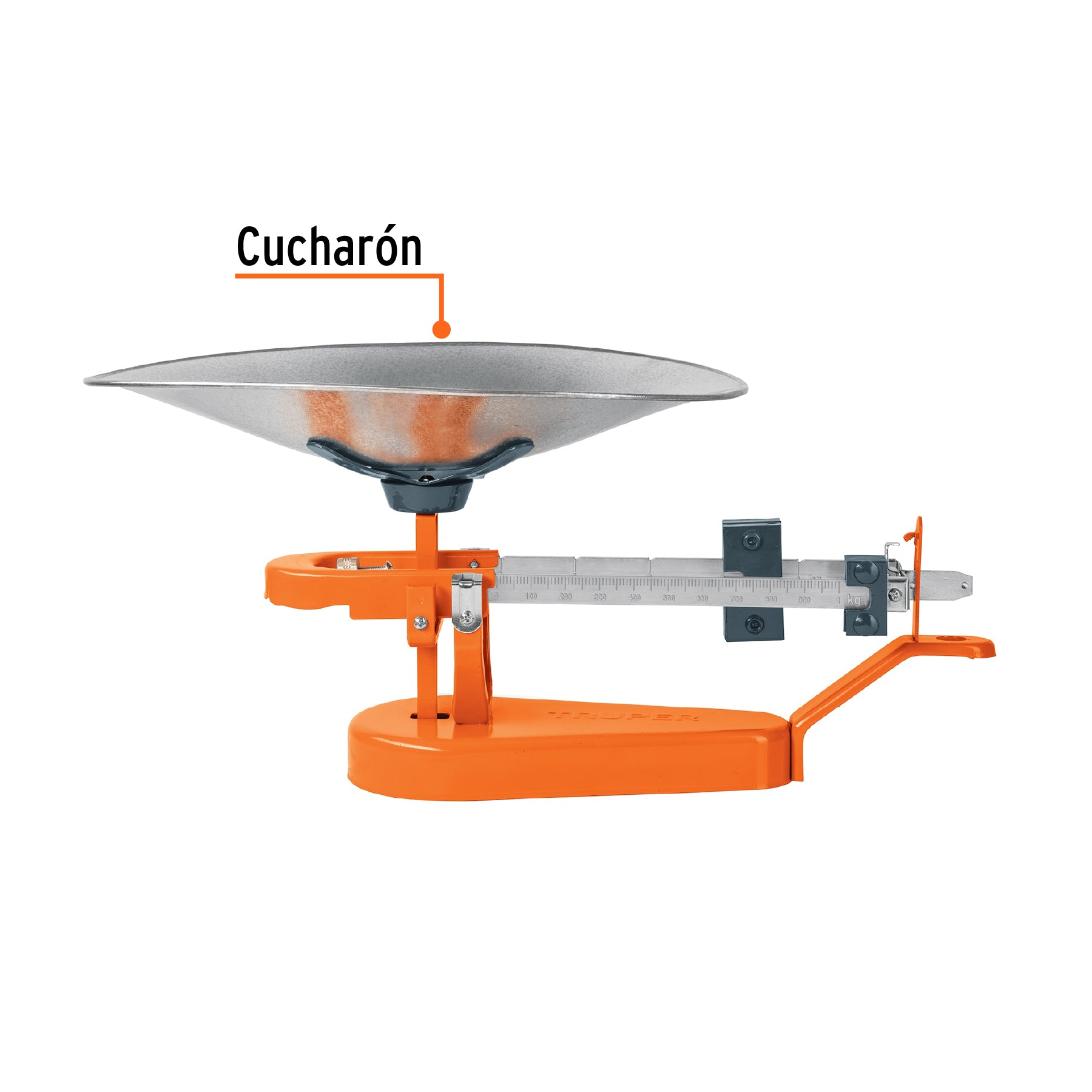 Bascula capacidad mecanica con cucharon Truper 5 kg