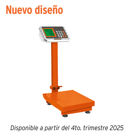 Bascula electronica de plataforma p/mostrador 80 kg Truper