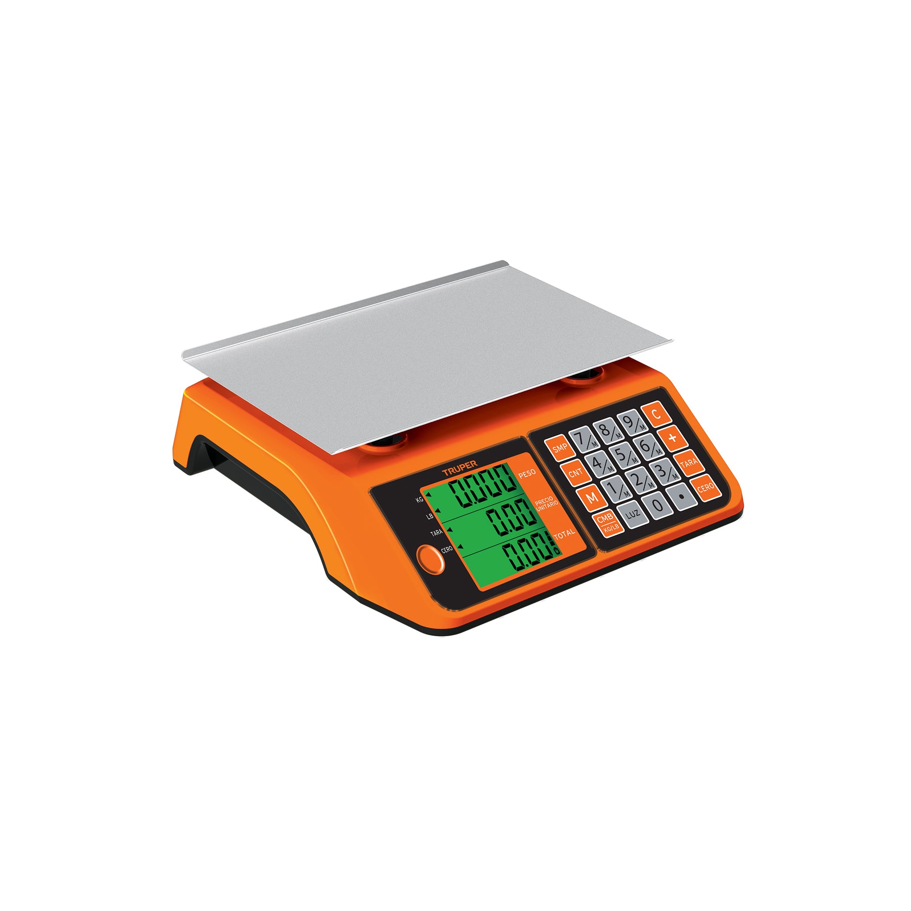 Bascula electronica multifunciones Truper 20 kg