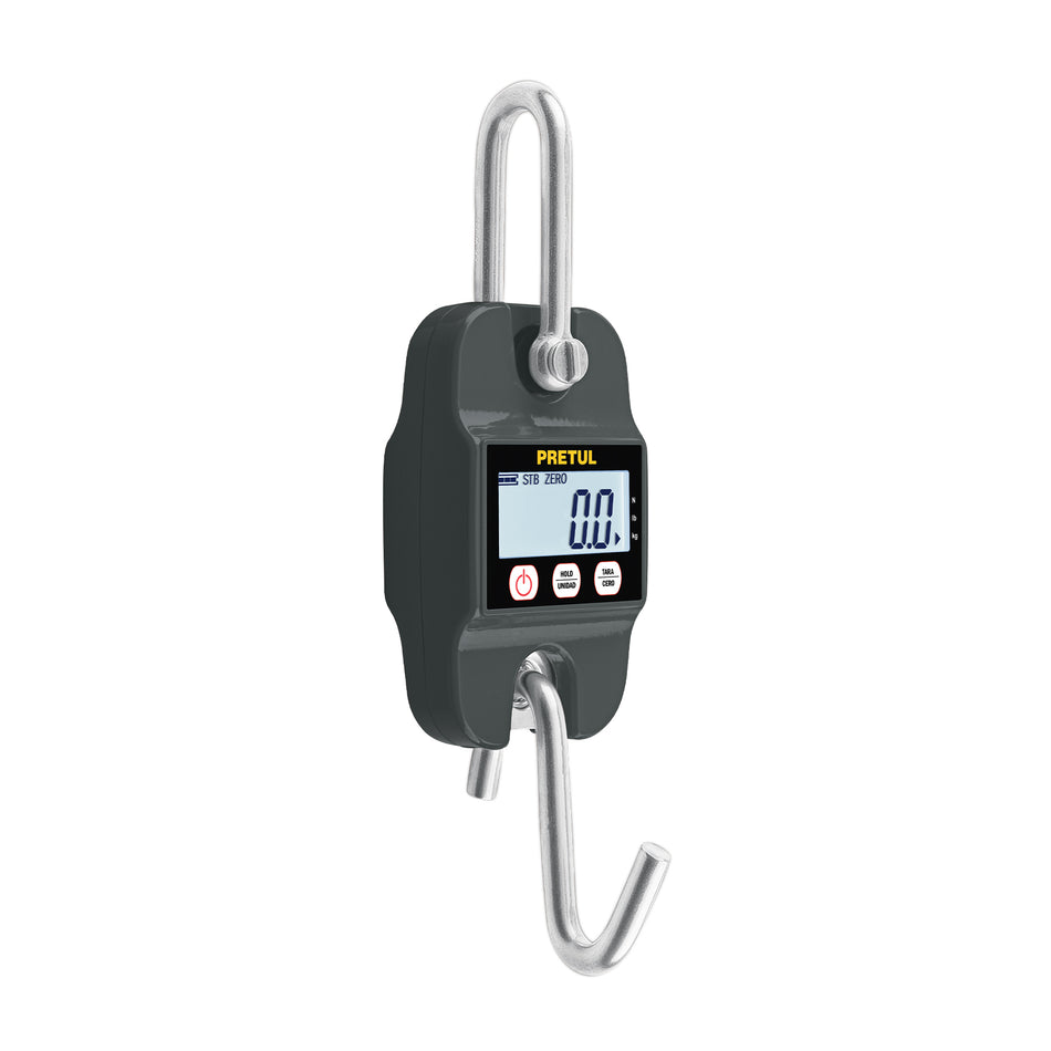 Báscula electrónica colgante, 300 kg, de pilas, PRETUL