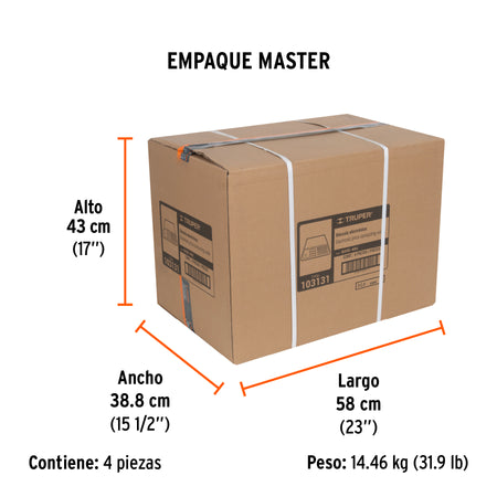 Bascula electronica multifunciones 40 kg USB Truper