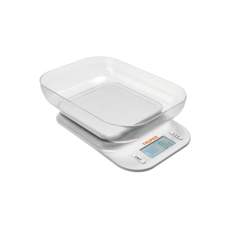 Bascula digital para cocina con tazon 5 kg Truper