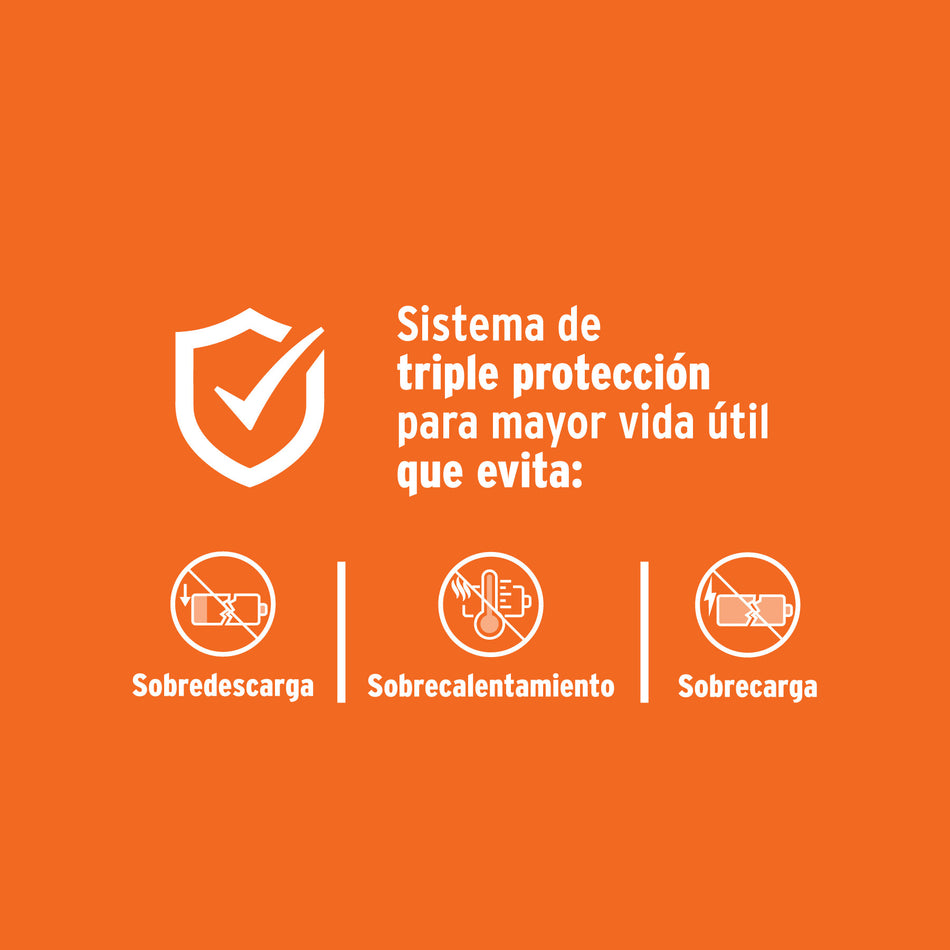 Batería ion litio, 20V, 2 Ah, TRUPER PRO