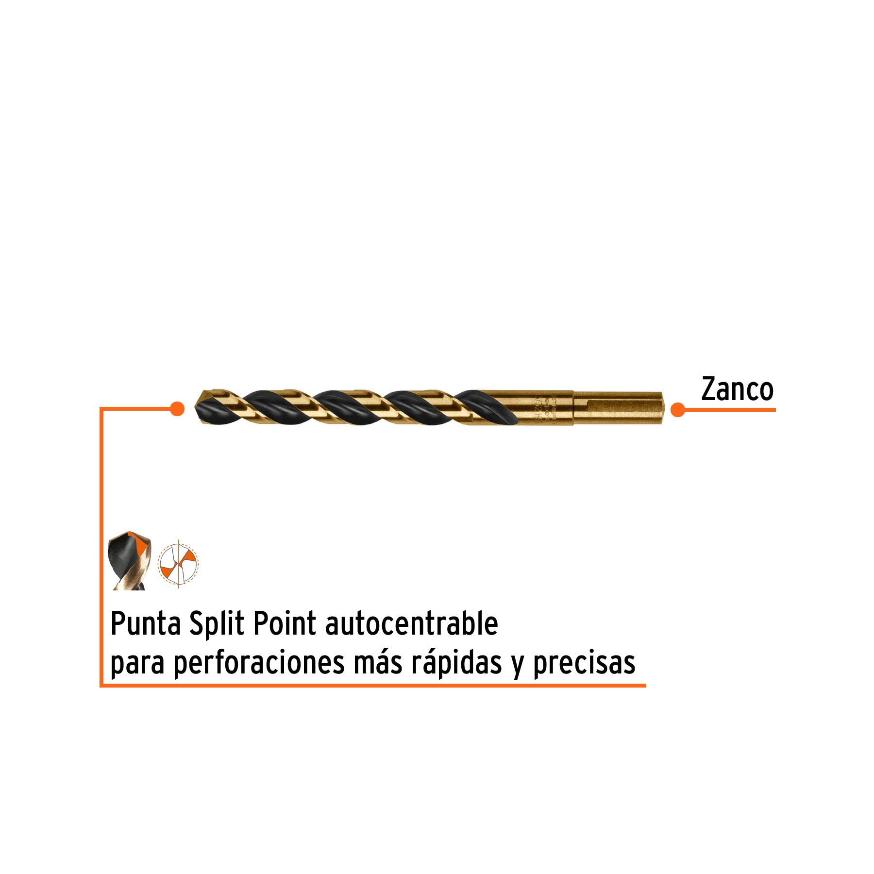 Broca HSS Trugold para metal Truper Expert 13/32"