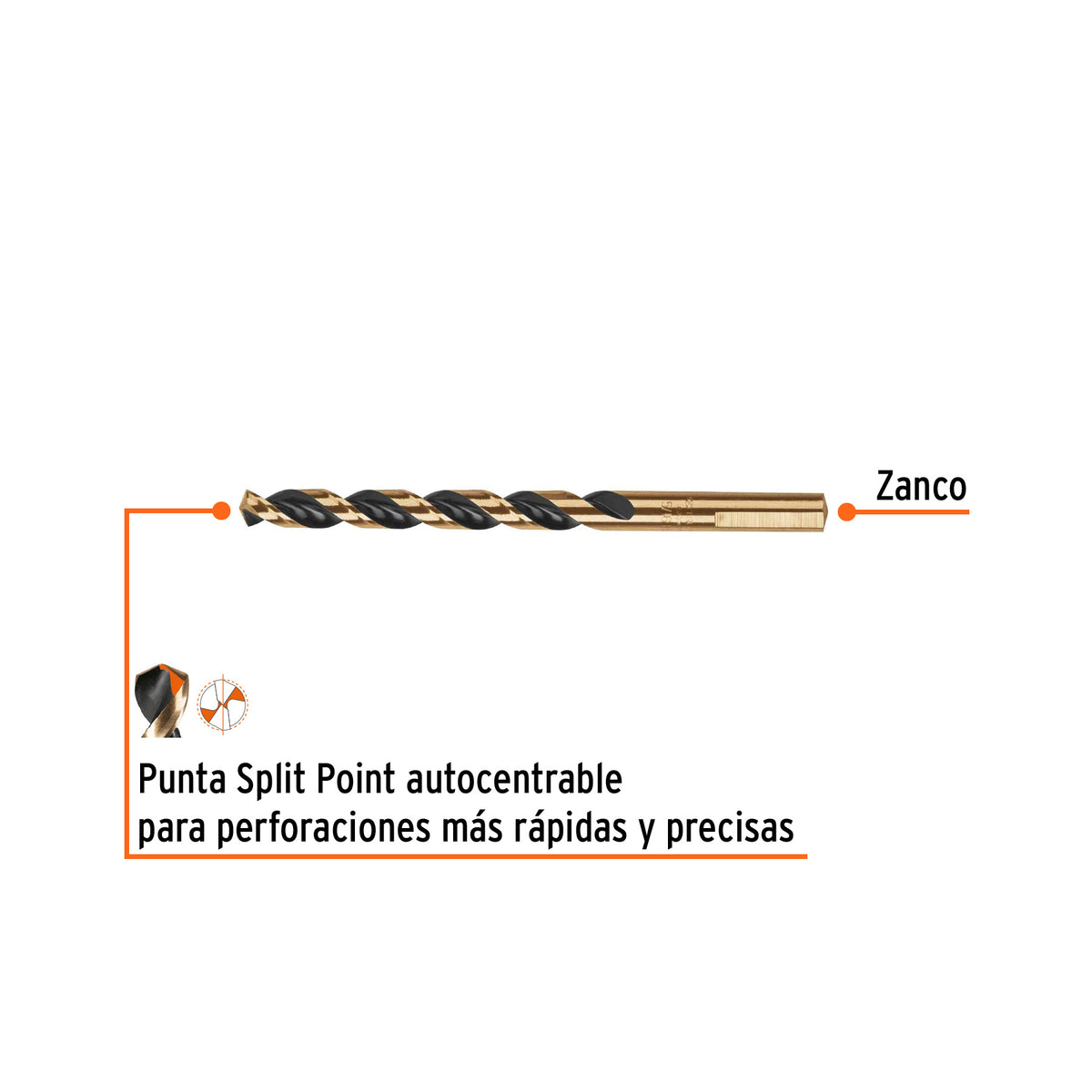 Broca HSS 5/16' Trugold para metal en blíster, EXPERT