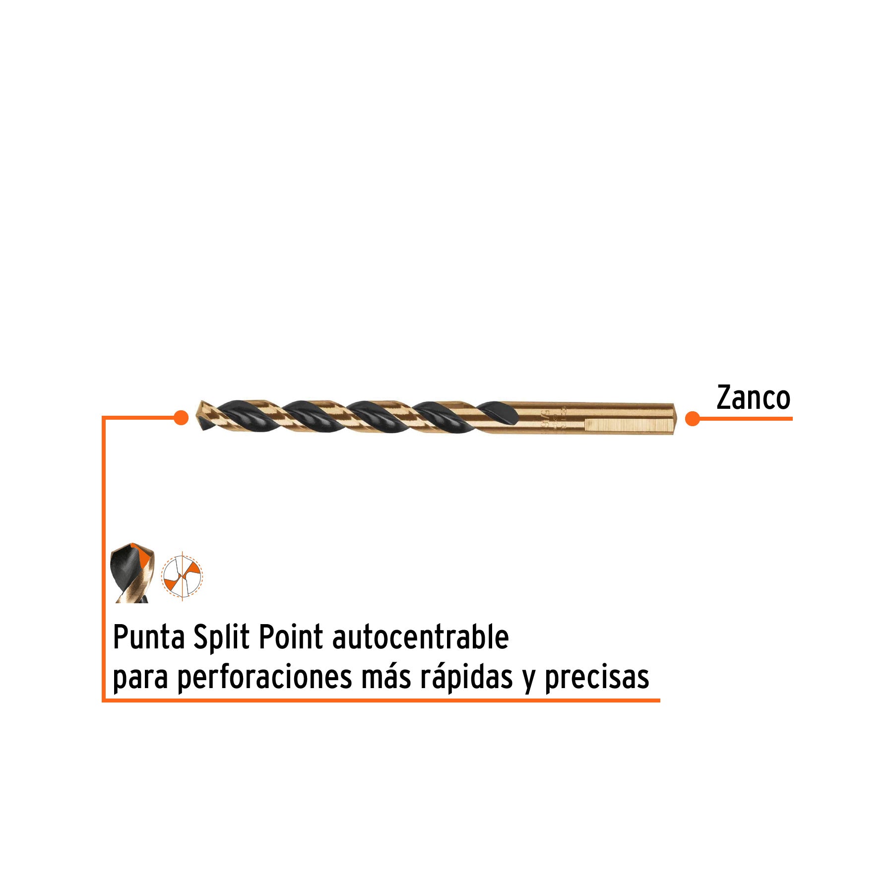 Broca HSS 5/16' Trugold para metal en blíster, EXPERT