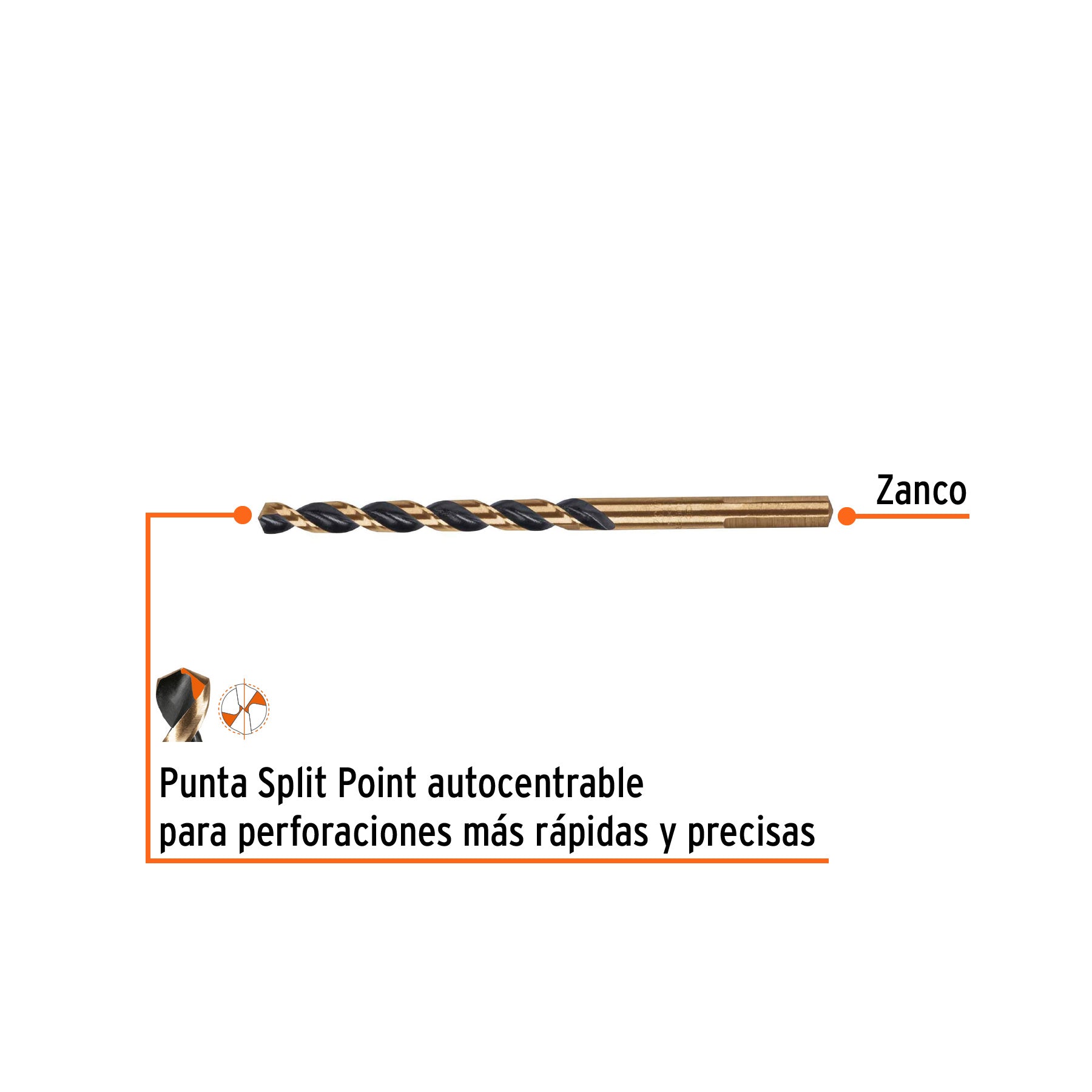 Broca HSS 7/32' Trugold para metal en blíster, EXPERT