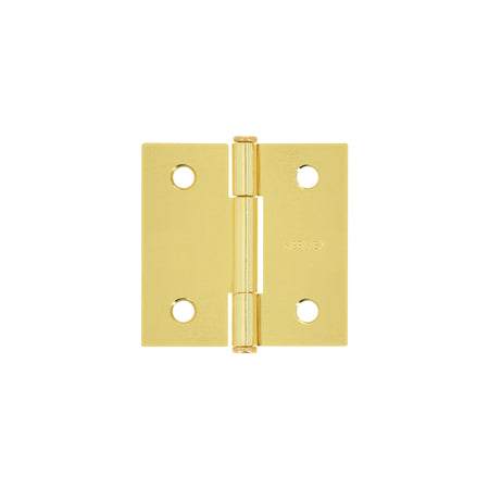 Bisagra cuadrada latonado cabeza plana HERMEX 2"