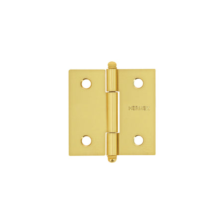 Bisagra cuadrada latonado cabeza redonda HERMEX 2"