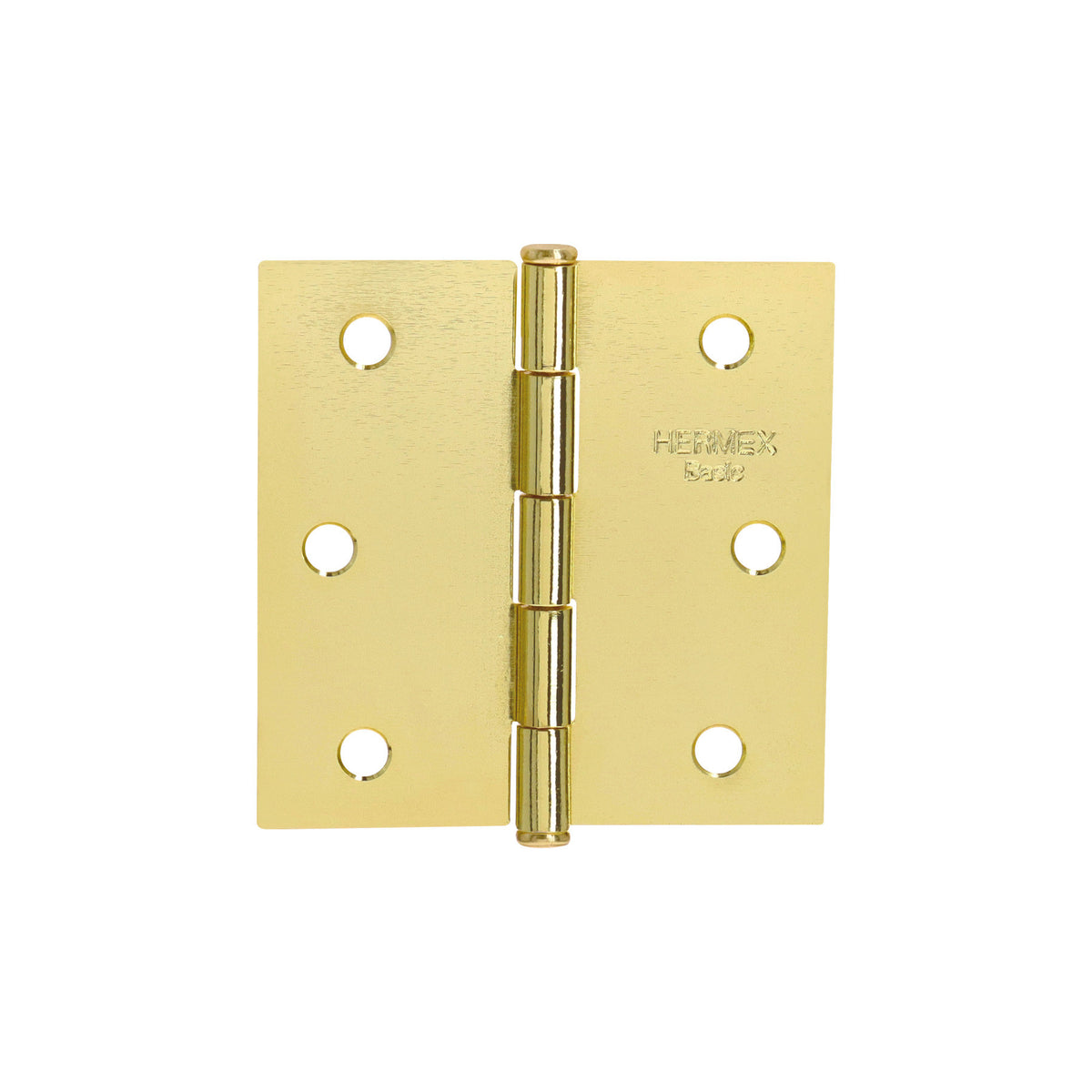 Bisagra cuadradalatonado cabeza plana HERMEX BASIC 2-1/2"