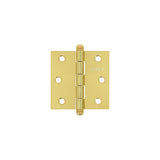 Bisagra cuadrada latonado cabeza redonda HERMEX 2-1/2"