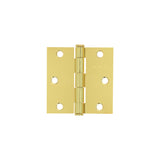 Bisagra cuadrada latonado cabeza plana HERMEX 3"