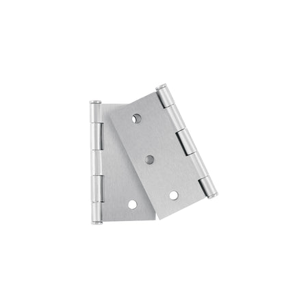Bolsa c/2 bisagras cuadradas 3', plana, satinado, BASIC