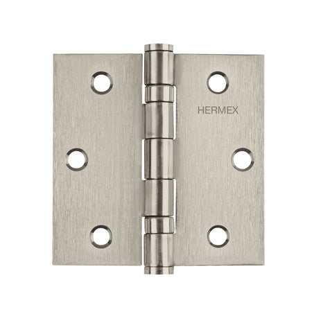 Bisagra cuadrada acero inox cabeza plana HERMEX 3"